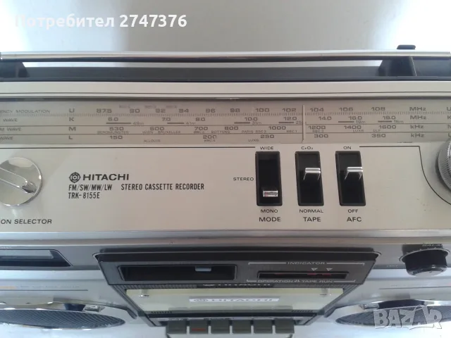 Hitachi trk-8155e, снимка 5 - Радиокасетофони, транзистори - 55471238