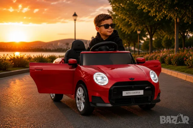 Акумулаторна кола Licensed MINI Cooper Red, снимка 4 - Други - 55533142