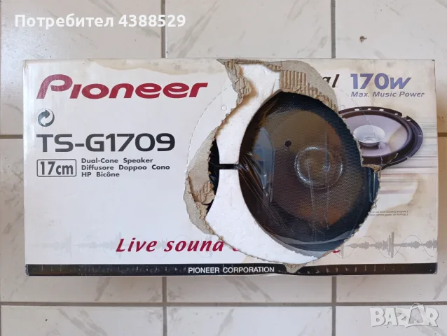 Авто колони PIONEER TS-G1709