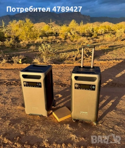 HOT SALE Anker SOLIX -F3800 Portable -Generator- Power Station with 400W Solar Panel, снимка 10 - Генератори - 54128806