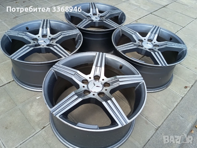 Джанти Mercedes 17" 5x112 Мерцедес 5х112, снимка 9 - Гуми и джанти - 54764617