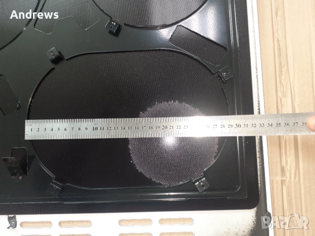 Стъклокерамичен плот за печка 50см / 593мм х 595мм с котлони елипса, снимка 12 - Печки, фурни - 54093059