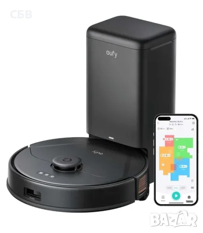 Прахосмукачка Робот,, Anker Eufy x8,, , снимка 2 - Прахосмукачки - 55366846