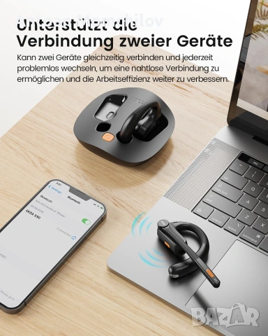 Слушалки EKSA S30 Open Ear Bluetooth с микрофон, снимка 9 - Bluetooth слушалки - 55072516