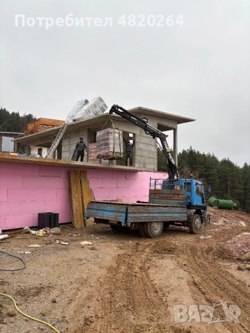 Услуги с тристранен самосвал + кран, снимка 5 - Индустриална техника - 54457598