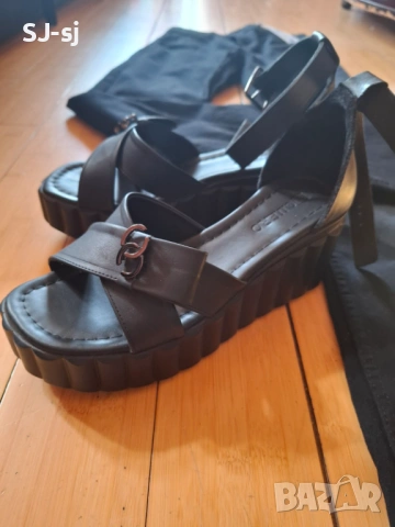 НОВИ Дамски сандали 38 момер, снимка 4 - Сандали - 54082469
