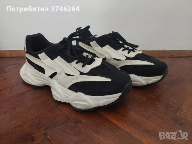 Продавам черно бели кецове / маратонки / обувки answear 