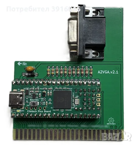 A2VGA.v2 дисплей адаптер за Правец8