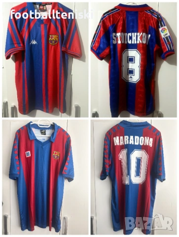 Футболни Тениски Penev Petrov Berbatov Stoichkov Maradona Barcelona Ronaldo, снимка 3 - Футбол - 54080703