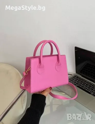 Дамска чанта Hot Pink – минималистичен дизайн, снимка 3 - Чанти - 55297044