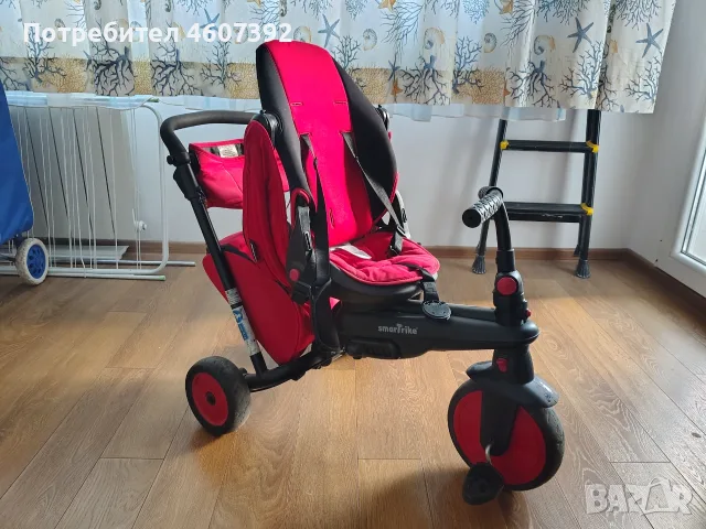 Сгъваема триколка SmarTrike 7 в 1, снимка 4 - Детски велосипеди, триколки и коли - 55302800