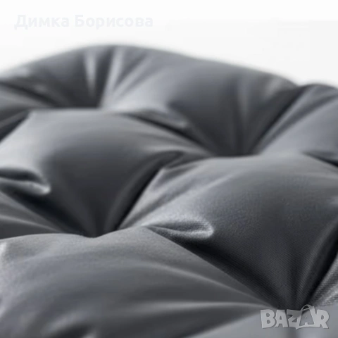 Комфортен люлеещ се стол с дебела възглавница , снимка 7 - Столове - 53990526