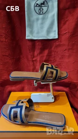 Дамски Чехли "HERMES", снимка 6 - Чехли - 55338882