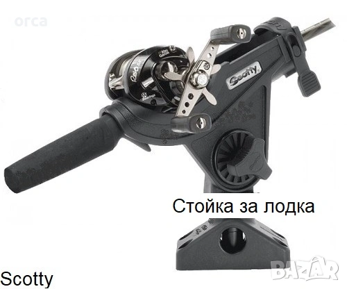 Стойка за лодка Scotty Bait Caster въртяща 360° универсална, снимка 3 - Такъми - 54482202