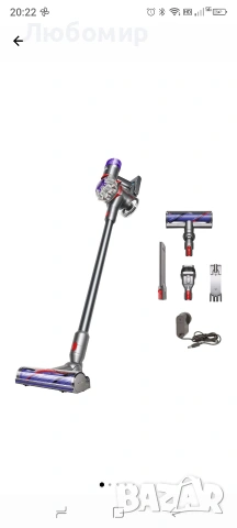 Безжична вертикална прахосмукачка Dyson V8 Advanced, снимка 2 - Прахосмукачки - 54576435