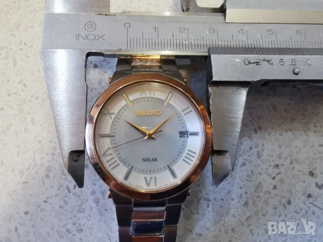 SEIKO SOLAR -НОВ, снимка 7 - Мъжки - 54157477