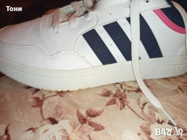 ADIDAS Оригинал Нови Дамски Кожени Маратонки 40 , снимка 5 - Маратонки - 55496015