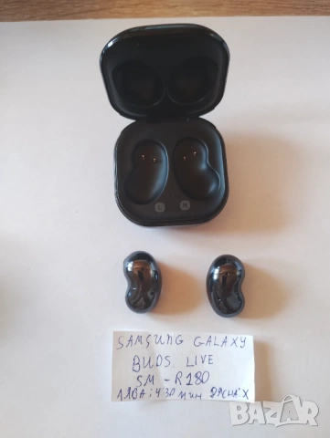 Samsung Galaxy Buds Live SM-R180 безжични слушалки, снимка 2 - Bluetooth слушалки - 54684045