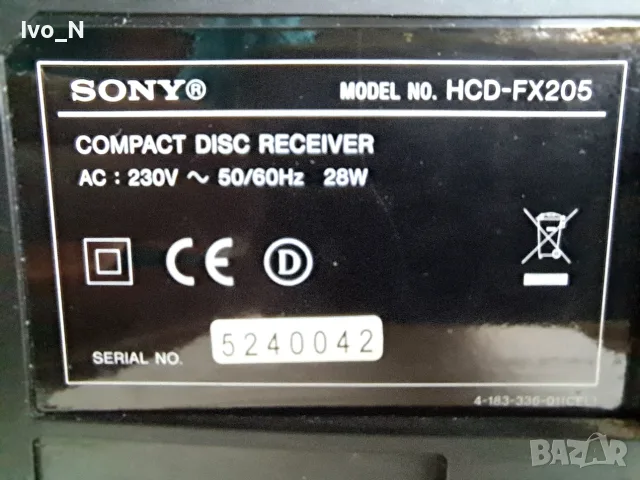 Микро аудиосистема Sony HCD-FX 205., снимка 7 - Аудиосистеми - 55423066