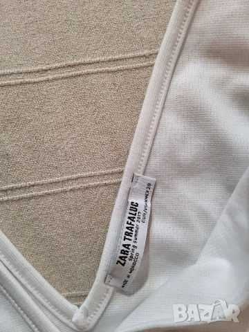 Разкошна бяла блуза на ZARA р-р 28, снимка 3 - Корсети, бюстиета, топове - 54381491