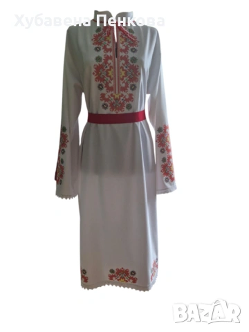 Дамска памучна риза за народна носия