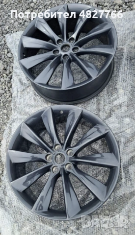 Оригинални джанти за Tesla Model S - 21" (8.5J x 21 ET40) - 4 броя, снимка 3 - Гуми и джанти - 54565173
