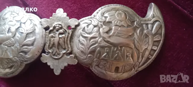 Сребърни пафти,Пазарджик,автентични,религиозни , снимка 4 - Антикварни и старинни предмети - 55338412