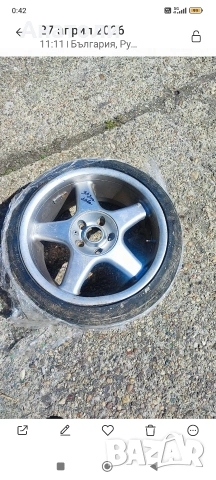 Джанти 17 BORBET 5X112, снимка 2 - Гуми и джанти - 54336292