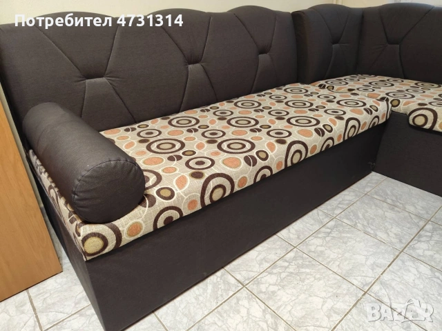 Диван ъглов и за спане 190/170 см, снимка 6 - Дивани и мека мебел - 54045249