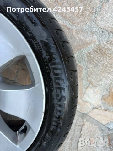 BMW 17 цола оригинални 4 джанти + гуми Bridgestone Potenza, снимка 7 - Гуми и джанти - 54247802