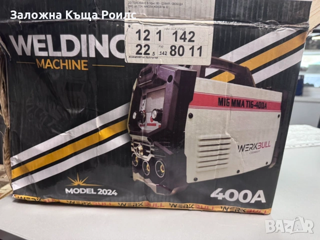 Werkbull TIG-400A аргонов апарат / електрожен, снимка 2 - Други инструменти - 55137802