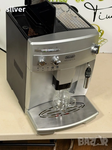 Кафемашина кафе автомат delonghi magnifica с гаранция, снимка 3 - Кафемашини - 54734401