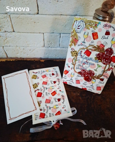 Дървена картичка плик за рожден ден "Martini girl", снимка 4 - Подаръци за рожден ден - 53906226