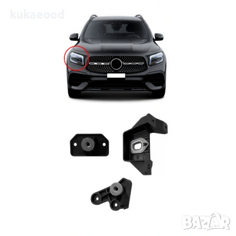Комплект щипки за захващане на фар Mercedes GLB-Class X247, снимка 3 - Части - 54192183