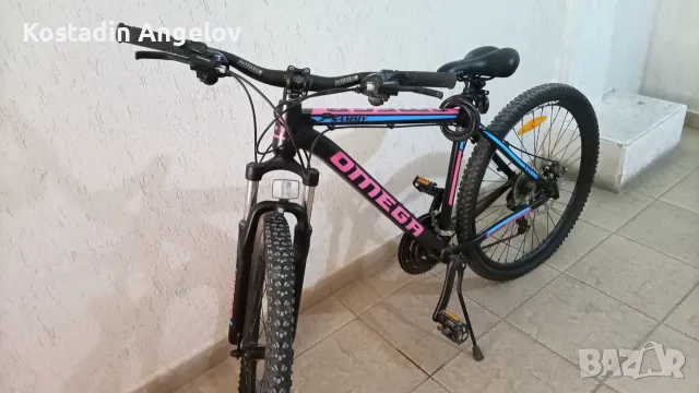 Велосипед Omega Sammy 27.5" | 21 скорости Shimano | Дискови спирачки + аксесоари, снимка 3 - Велосипеди - 55428083