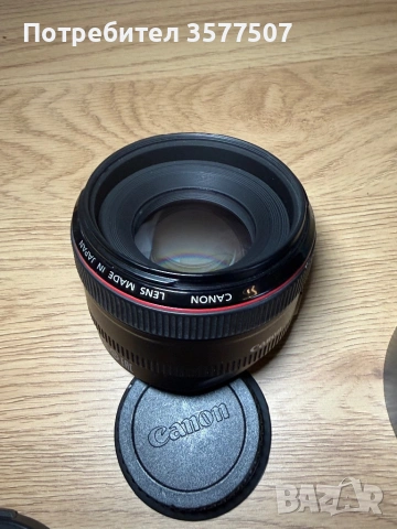 Canon EF 50mm F1.2 USM, снимка 3 - Обективи и филтри - 54881805