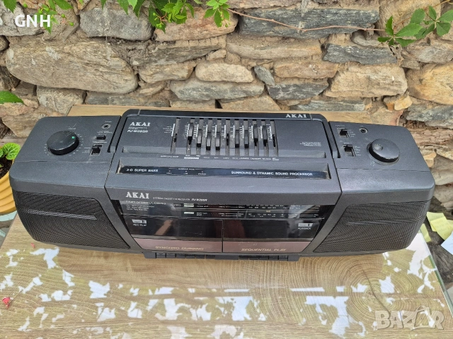 Радиокасетофон Akai Pj-w28sr , снимка 2 - Радиокасетофони, транзистори - 55192076