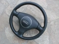 Волан с айр-бег - трилъчев, кожен, оригинален Audi A3,A4,A6,A8 !, снимка 2