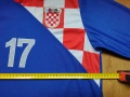 Hrvatska / #17 Мandzukic - мъжка футболна тениска на Хърватска, снимка 11
