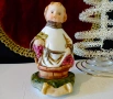 Порцеланова фигура Монах мачка грозде,Capodimonte. , снимка 1