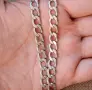 Мъжка сребърна гривна, снимка 4