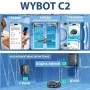 Безкабелен робот за басейни Wybot C2, Двойна филтрация, Почиства до 180 мин/200 м2, снимка 15