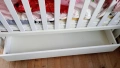 Детско дървено легълце с вградена люлка и матрачето ARBOR BABY, снимка 6