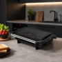 НОВ с гаранция Мултифункционален грил тостер 1000W - терморегулатор и отваряне на 180°, снимка 1