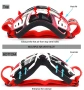 Професионални мотокрос очила VEMAR RACING - Червени, снимка 3
