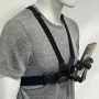 Регулируем нагръден колан за телефон и GoPro – Chest Mount за екшън кадри, колоездене и влог 10361, снимка 7