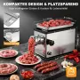 1300W Професионална Електрическа Месомелачка Anatole, Индустриален Клас, Неръждаема стомана, снимка 2