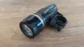 LED фар за велосипед, черен, размери 7x9 см, комплект със скоба, снимка 2