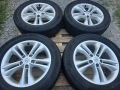 Лети джанти 17ки 5х114.3 Nissan + летни гуми 215/60/17 Continental, снимка 3