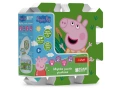 НОВИ! Мек килим пъзел постелка за игра Peppa Pig Пепа Пиг, снимка 2